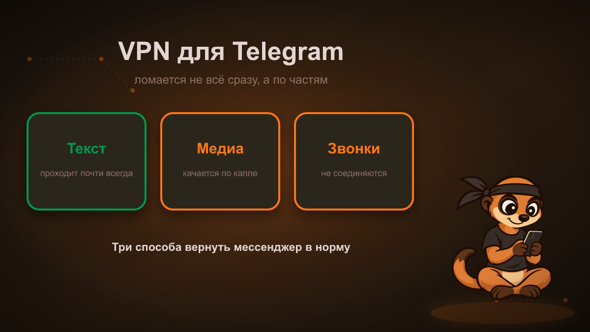VPN для Telegram: что выбрать и как настроить в 2026